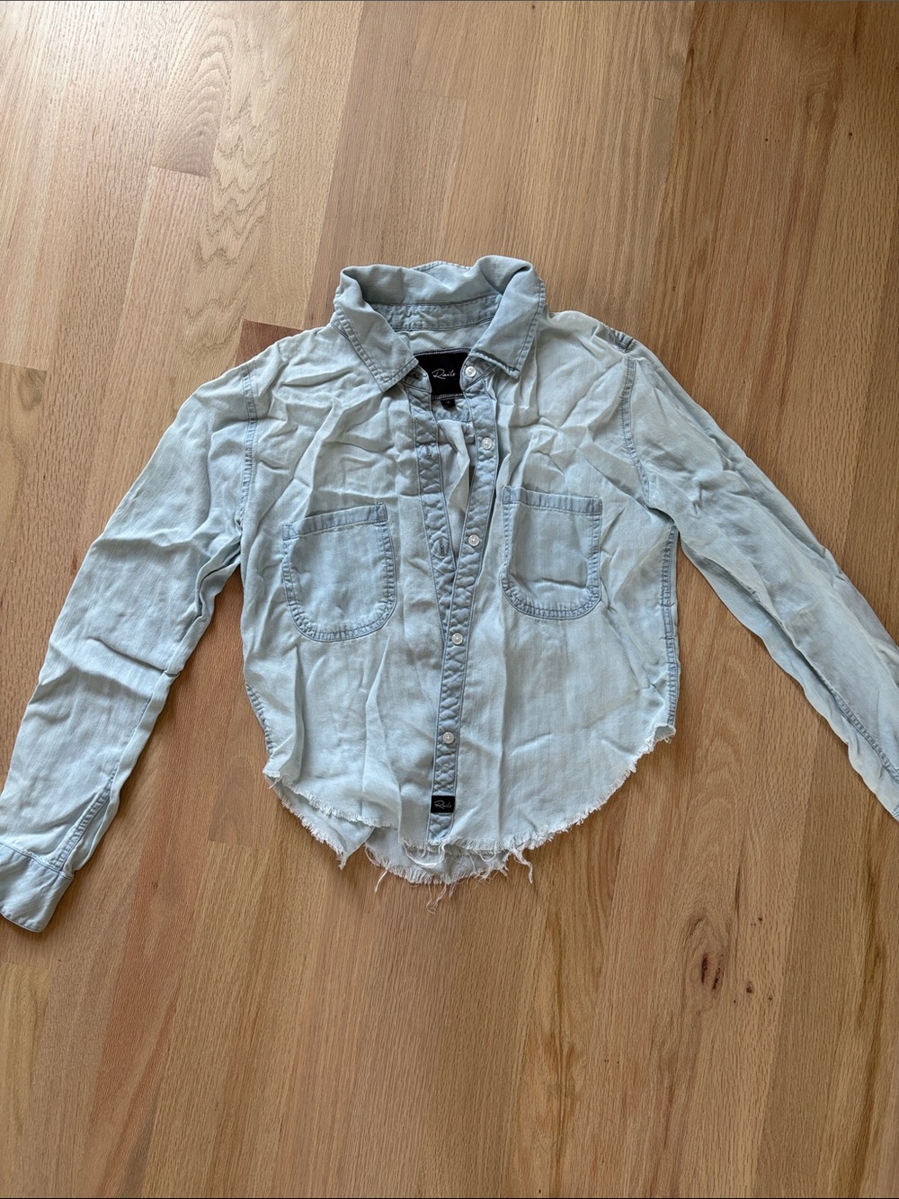 Rails Light Wash Denim Shirt